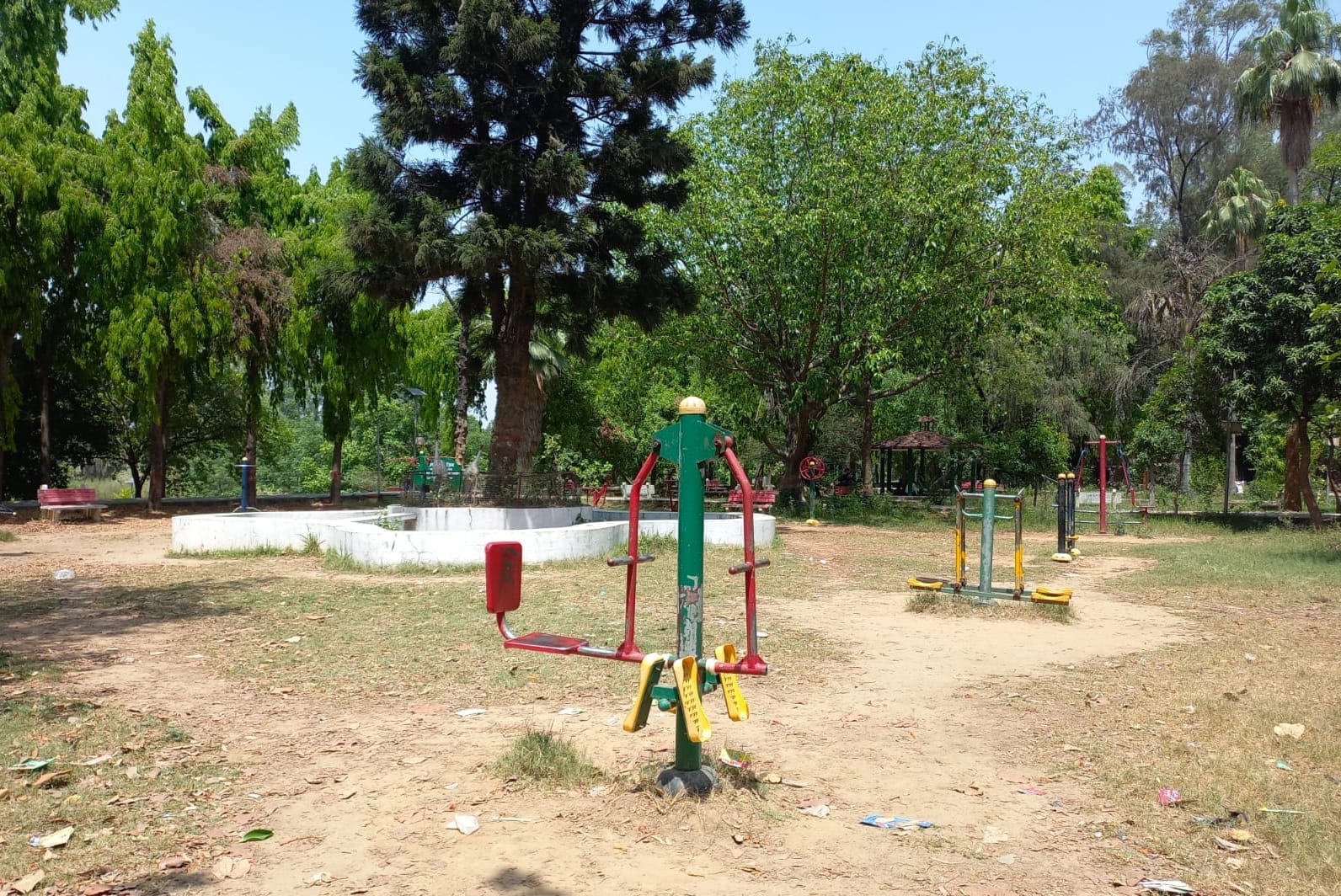 बिजनौर का इंद्रा पार्क। बिजनौर का इंद्रा पार्क।