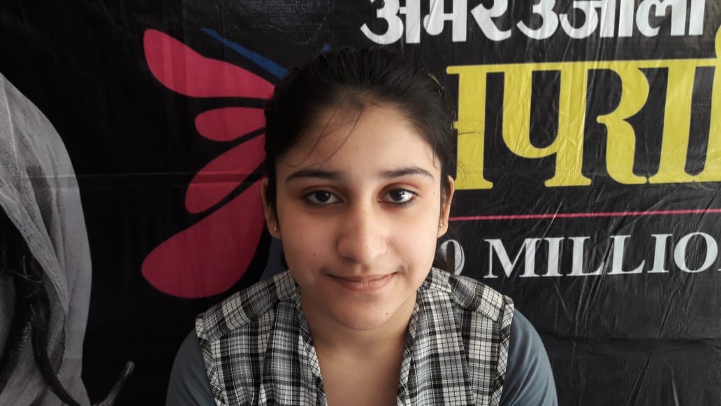 खतौली शिशु शिक्षा निकेतन की छात्रा मिस्बाह जोया।