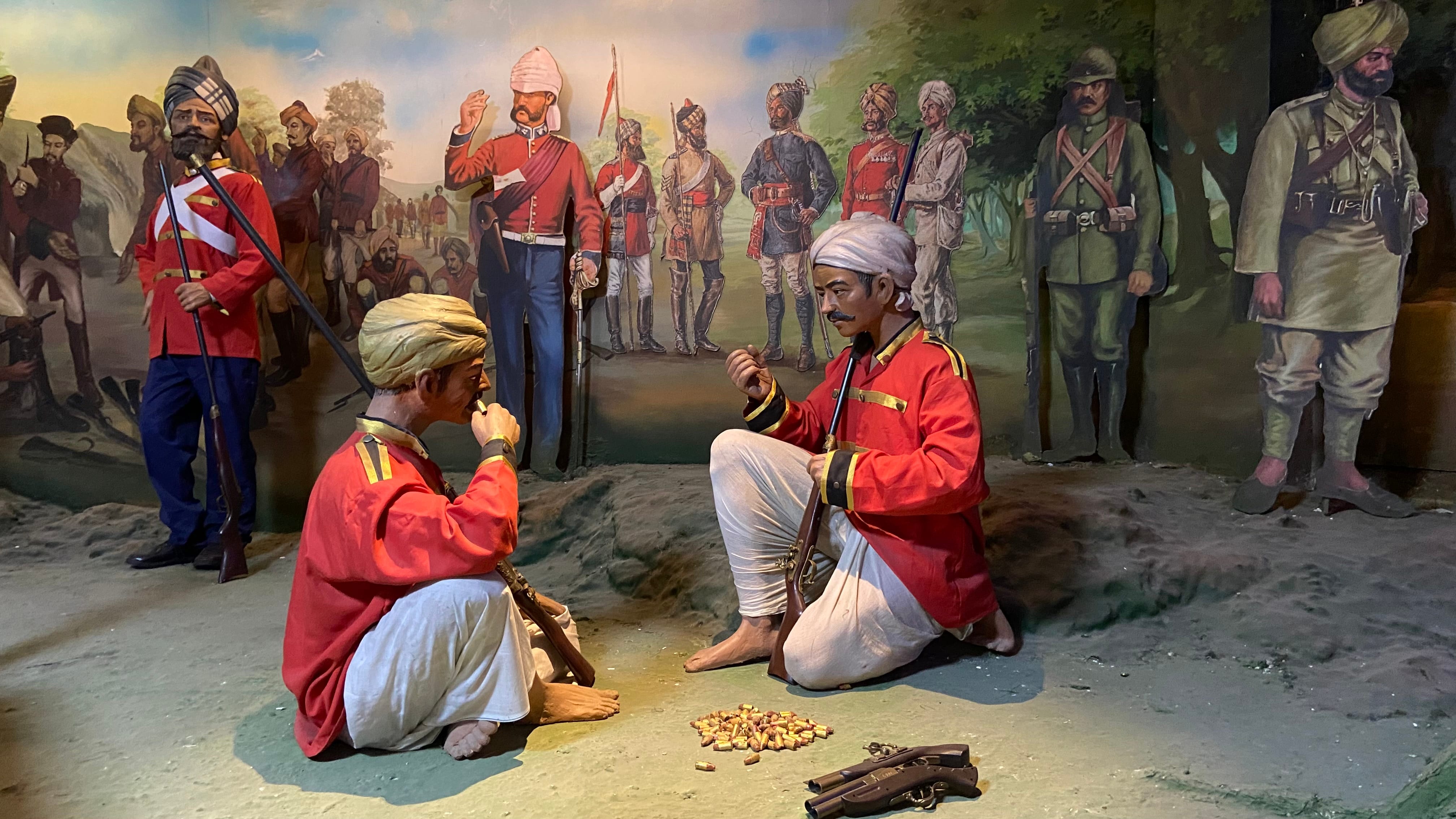  कुरुक्षेत्र विश्वविद्यालय स्थित 1857 की क्रांति को समर्पित संग्रहालय में दर्शाया गया मंगल पांडे ?