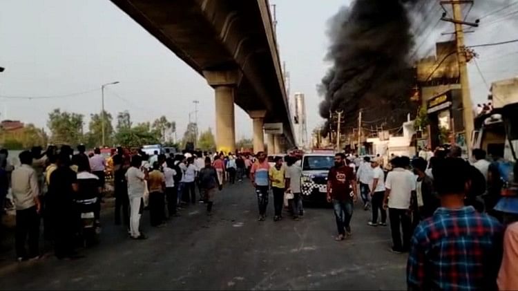 Delhi Mundka Fire