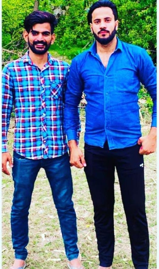 कैराना सागर चौहान और सुहेब का फाइल फोटो। कैराना सागर चौहान और सुहेब का फाइल फोटो।