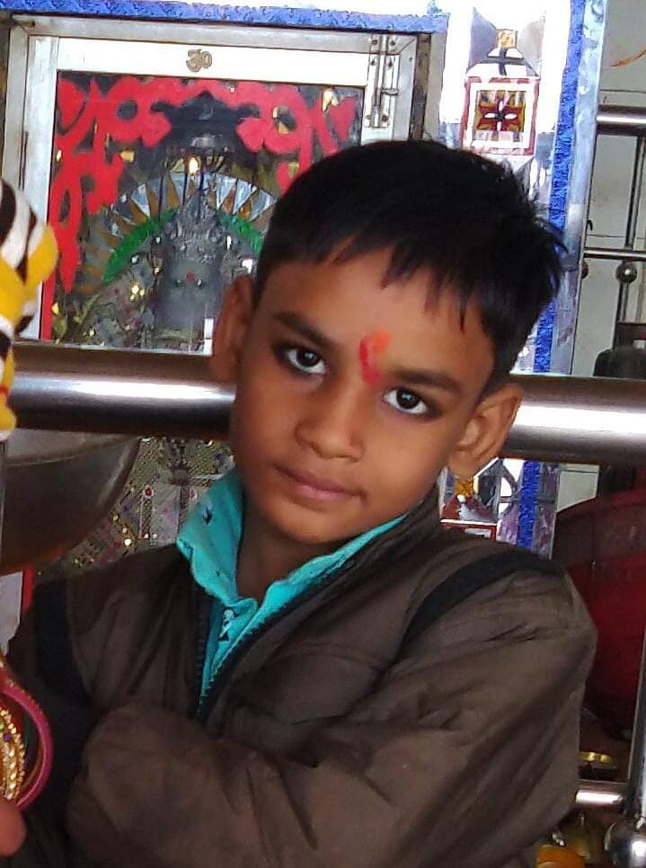 औरैया में हादसे में मृत अनमोल की फाइल फोटो। 