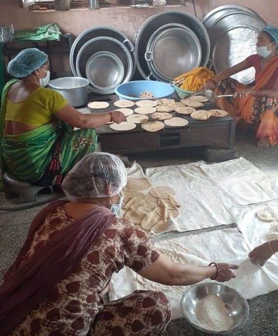 Seema is carrying forward her husband's vow with Bhandara's service