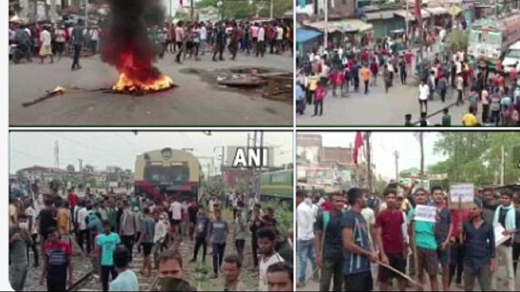 अग्निपथ पर बवाल LIVE: बिहार के कैमूर में छात्रों ने ट्रेन में लगाई आग, गुरुग्राम और जयपुर में भी प्रदर्शन