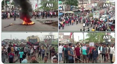 Agneepath Scheme Protest Live Updates Protest Against Indian Army Agneepath  Yojana In Bihar News In Hindi - Agnipath Scheme Protest Live: बिहार-यूपी  समेत छह राज्यों में बवाल, आगजनी-पथराव के साथ उग्र ...