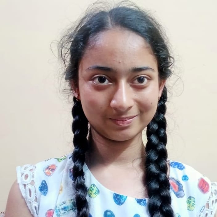 रिद्धिमा ठाकुर, छात्रा। रिद्धिमा ठाकुर, छात्रा।