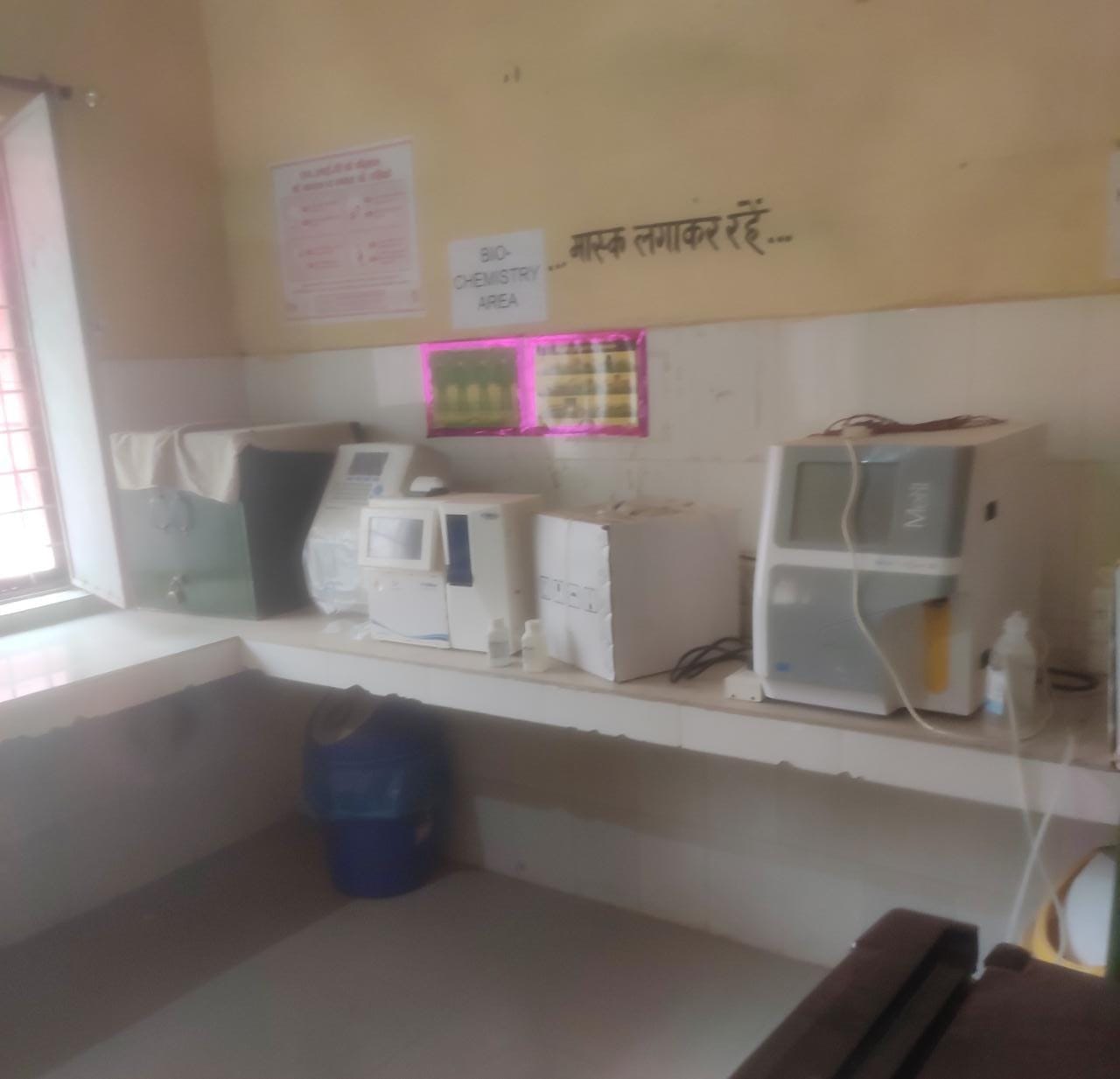 प्रिंटर खराब होने से बंद पड़ी सीबीसी मशीन। संवाद प्रिंटर खराब होने से बंद पड़ी सीबीसी मशीन। संवाद