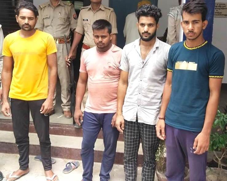 कन्नौज बवाल : गिरफ्तार किए गए आरोपी। संवाद कन्नौज बवाल : गिरफ्तार किए गए आरोपी। संवाद