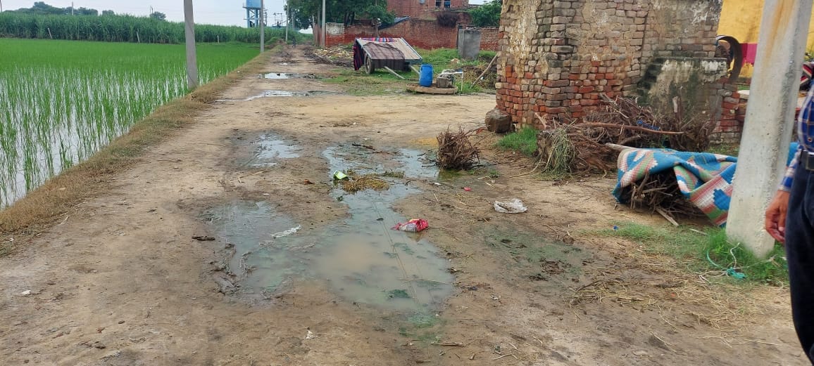 खस्ताहाल में कांसा पुटठी गांव स्थित प्राथमिक विद्यालय का रास्ता खस्ताहाल में कांसा पुटठी गांव स्थित प्राथमिक विद्यालय का रास्ता