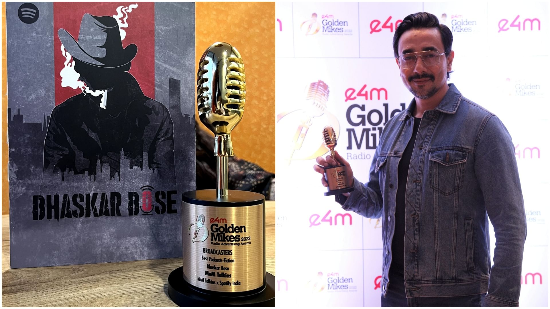 Mantra Show Bhaskar Bose By Mnm Talkies On Spotify Wins Golden Mikes Awards  2022 - Bhaskar Bose: 'भास्कर बोस' को मिला गोल्डन माइक अवॉर्ड, मंत्रा बोले-  पॉडकास्ट की दुनिया में बनाया ...