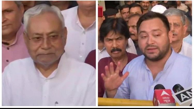Bihar Politics: नीतीश ने पेश किया सरकार बनाने का दावा, तेजस्वी बोले- हम चाचा-भतीजा हैं, होती रहती है लड़ाई
