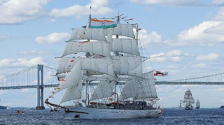 INS Tarangini: भारतीय नौसेना का जहाज आईएनएस तरंगिनी ब्रिटेन में ‘आजादी का अमृत महोत्सव’ का केंद्र बिंदु बना