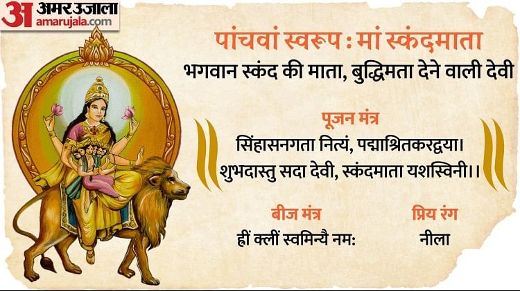 Navratri Colours 2022: मां दुर्गा के नौ स्वरूपों के प्रिय हैं ये 9 रंग, जानें सबका महत्व पांचवां स्वरूप मां स्कंदमाता