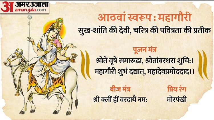 Navratri Colours 2022: मां दुर्गा के नौ स्वरूपों के प्रिय हैं ये 9 रंग, जानें सबका महत्व आठवां स्वरूप महागौरी