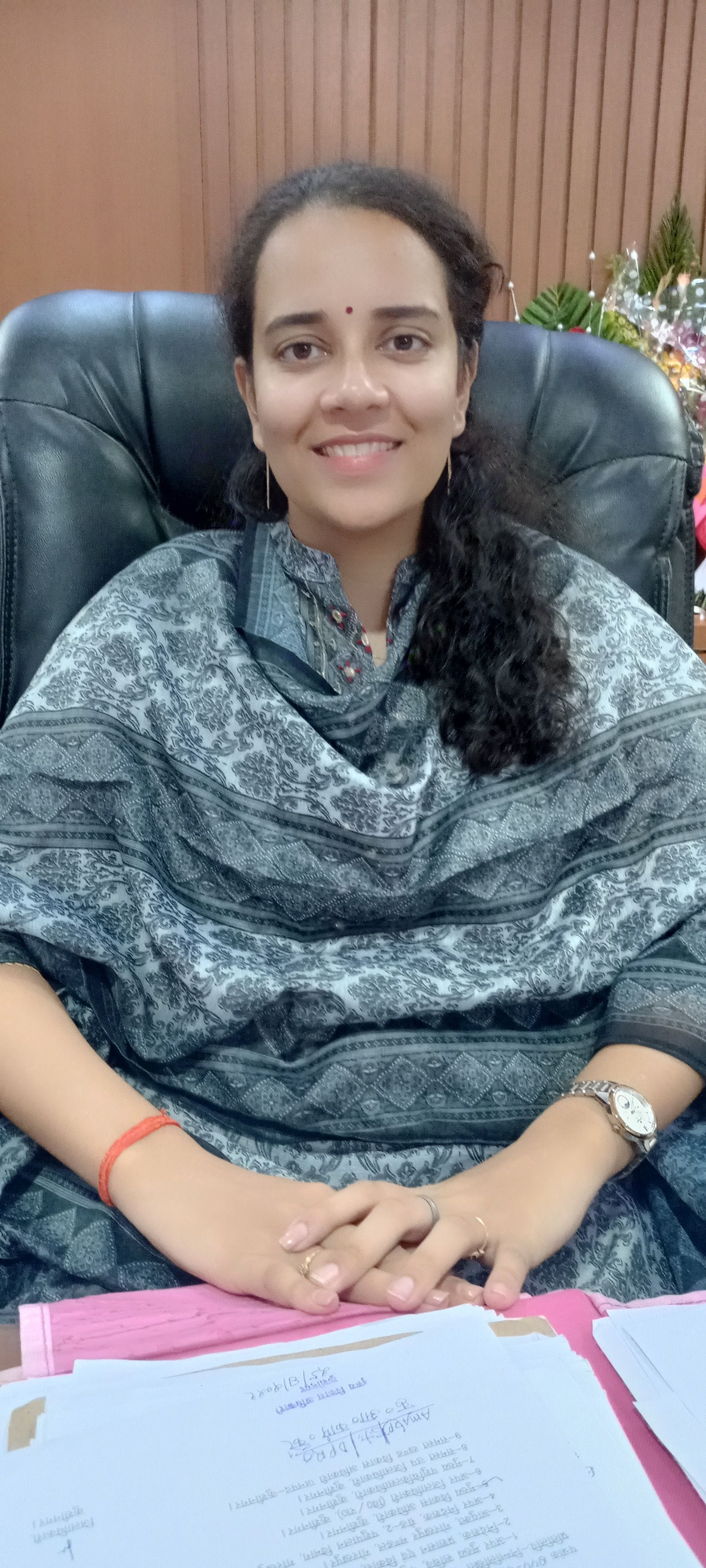कुशीनगर की सीडीओ गुंजन द्विवेदी।संवाद। कुशीनगर की सीडीओ गुंजन द्विवेदी।संवाद।