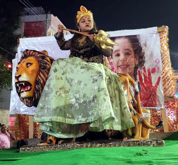 37 नंवर से 41 नंवर तक माँ के अलग-अलग सवरूपों की झांकिया  42 नंवर ड़ोगरी विवाह की ओरतों की मिलनी