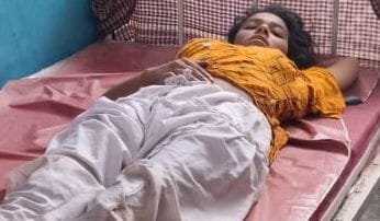 अस्पताल में भर्ती घायल मांसी। संवाद