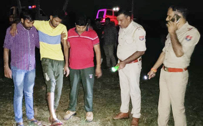 सिंभावली पुलिस की गिरफ्त में घायल बदमाश। सिंभावली पुलिस की गिरफ्त में घायल बदमाश।