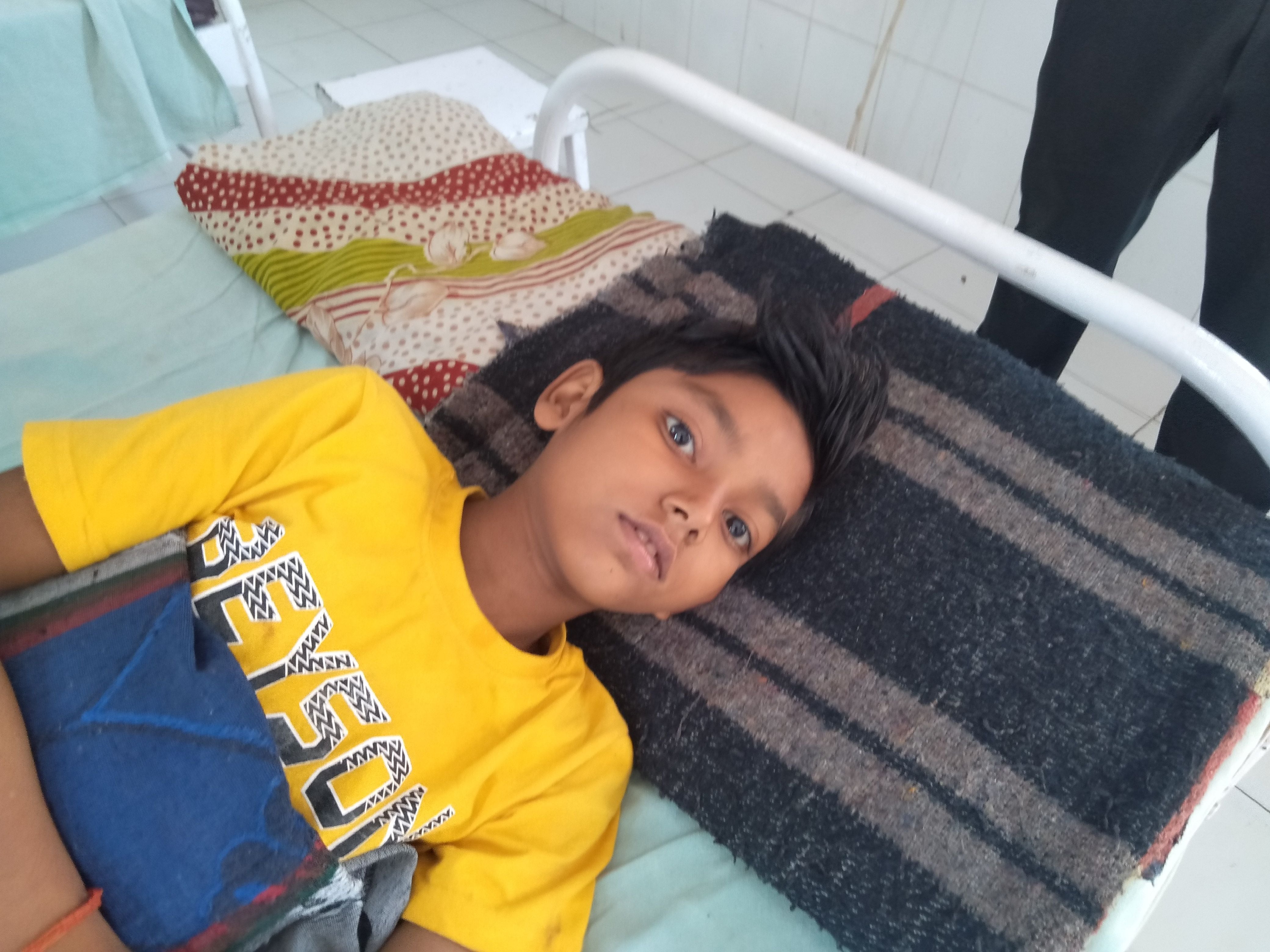 फोटो 12 बीएनडीपी 04- जिला अस्पताल में भर्ती सोम। संवाद फोटो 12 बीएनडीपी 04- जिला अस्पताल में भर्ती सोम। संवाद