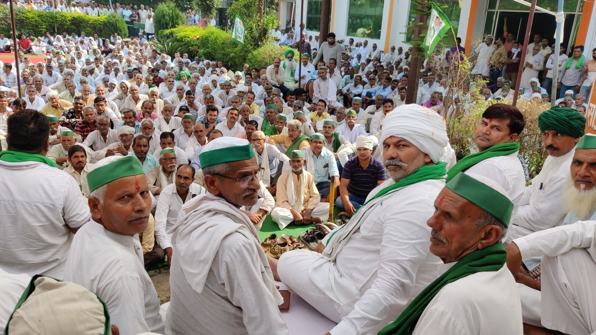 Government Is Keeping An Eye On Farmers' Land Rakesh Tikait Bijnor