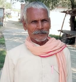 मंडावर क्षेत्र के गंगा खादर के रामपाल सिंह। मंडावर क्षेत्र के गंगा खादर के रामपाल सिंह।