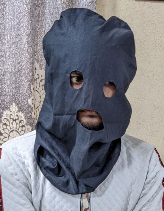 रुद्रपुर पुलिस की गिरफ्त में आरोपी पंकज।
