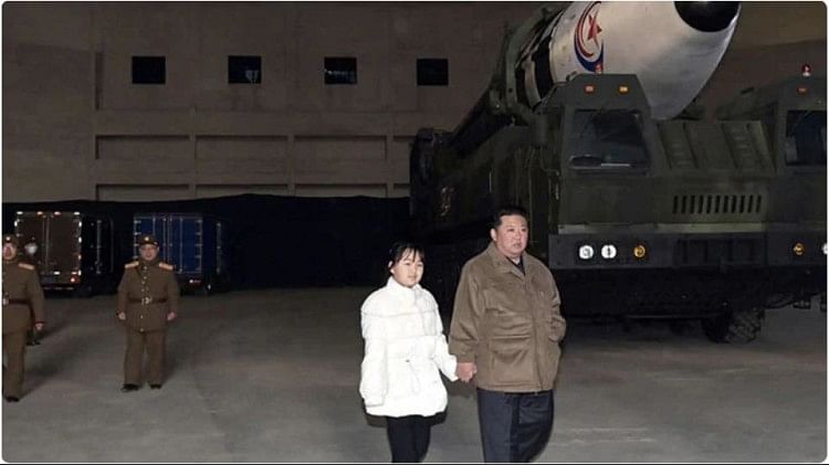 Kim Jong Un Daughter: Kim-Jong-un’s daughter appeared in front of the world for the first time, seen during missile test