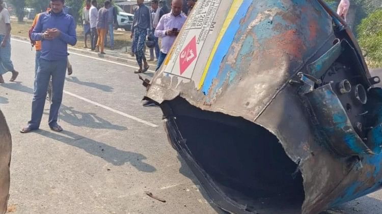 Blast In Petrol Tanker On Hajipur-muzaffarpur Road On Nh 22 – Bihar News: हाजीपुर-मुजफ्फरपुर मार्ग पर पेट्रोल टैंकर में ब्लास्ट, तीन लोगों की मौत, कई घायल