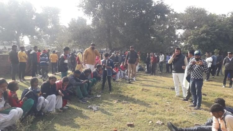हादसे के बाद का नजारा