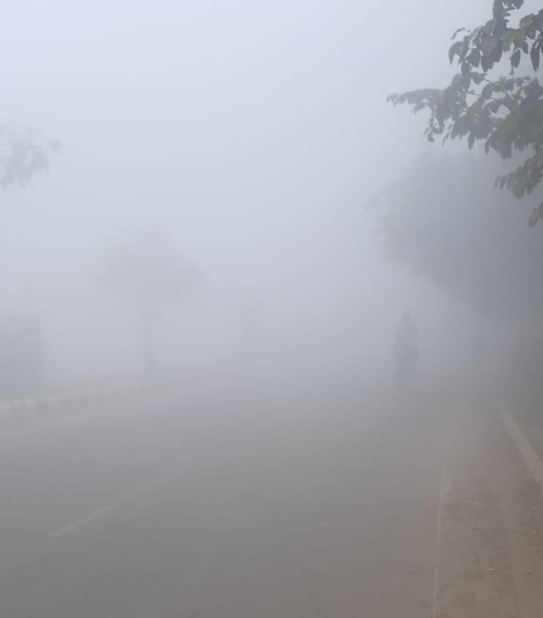 हिसार- सोमवार को सुबह 8 बजे दिल्ली रोड पर गुजरते वाहन