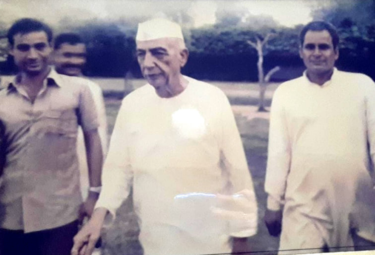 चौधरी चरण सिंह के साथ चौधरी बख्तावर सिंह चौधरी चरण सिंह के साथ चौधरी बख्तावर सिंह