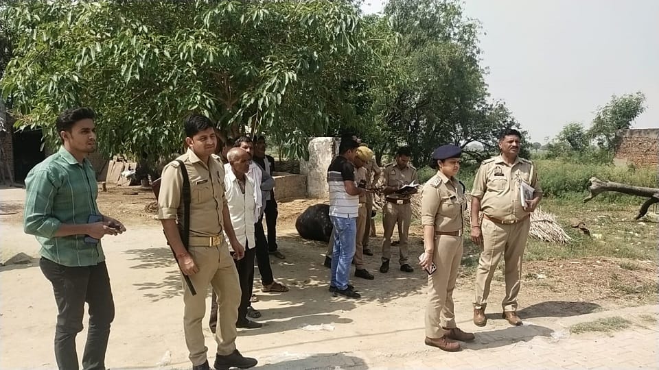 घटना पर पहुंची पुलिस
