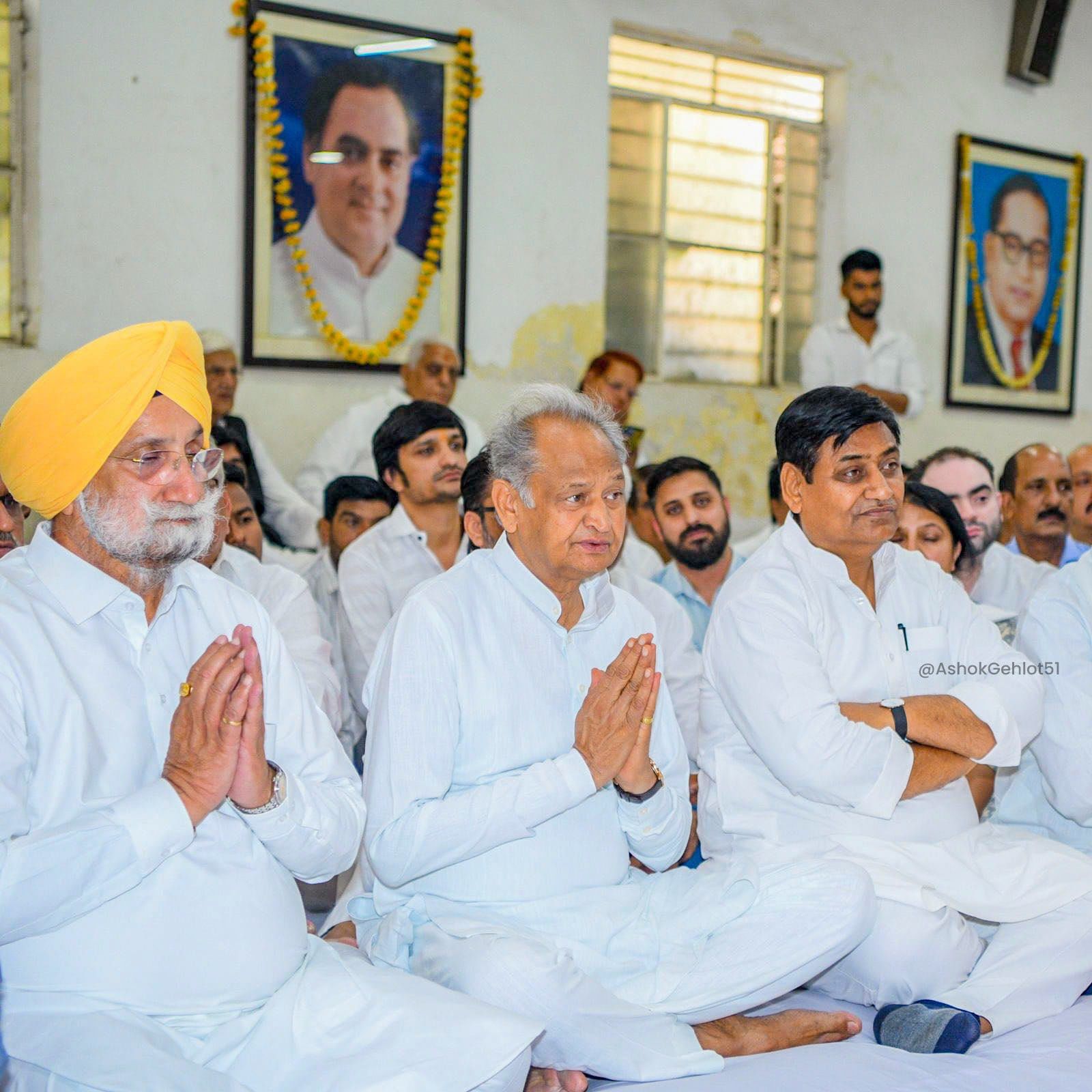 Cm Ashok Gehlot Said India Got Strength From Rajiv Gandhi Thinking