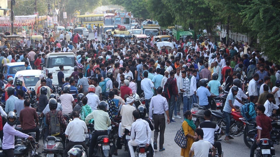 एक्सीडेंट के बाद जाम