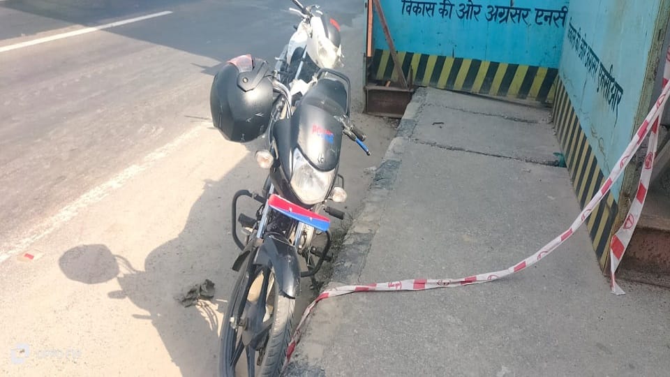 मृतक की बाइक