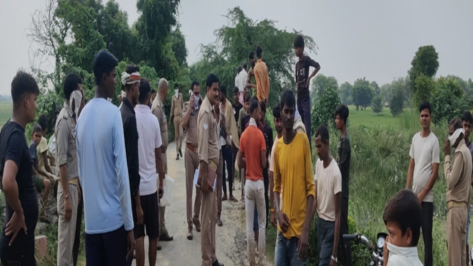 रजवाहा पर पहुंची पुलिस