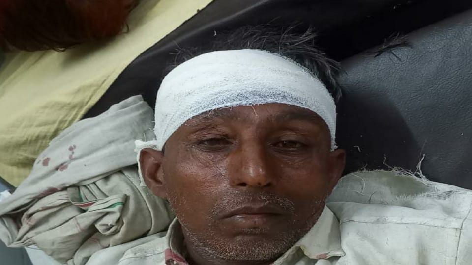 घायल व्यापारी