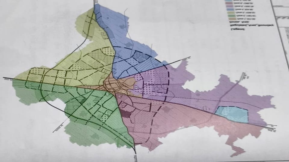 हाथरस महायोजना 2031 नक्शा