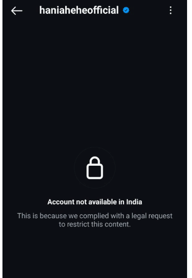 पहलगाम आतंकी हमले के बाद बड़ी कार्रवाई, Hanai Aamir सहित कई पाकिस्तानी सेलेब्स के अकाउंट बैन