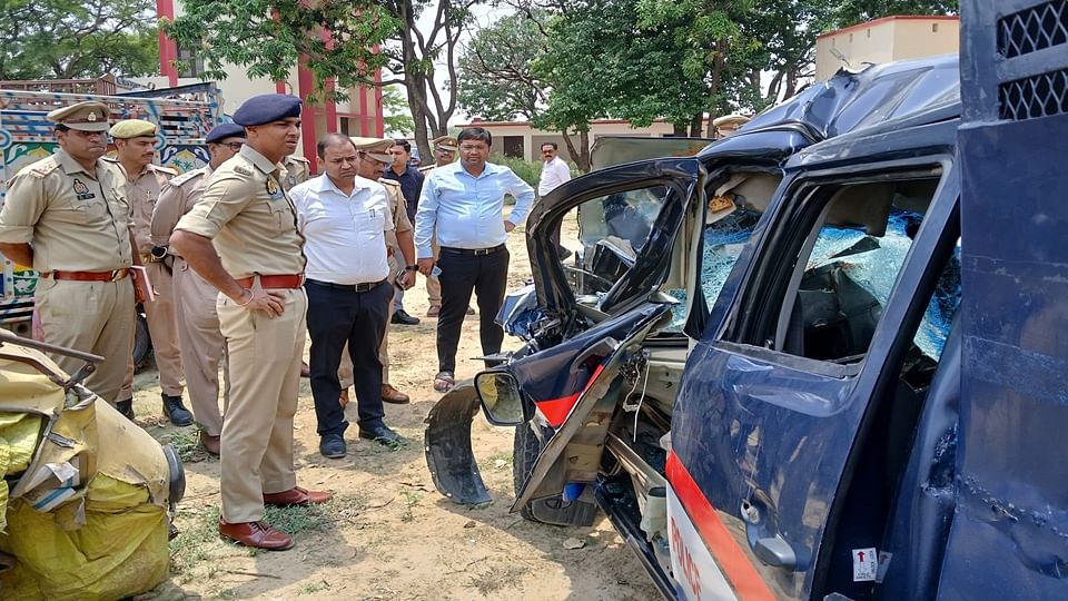 हादसे की जानकारी लेते एसएसपी