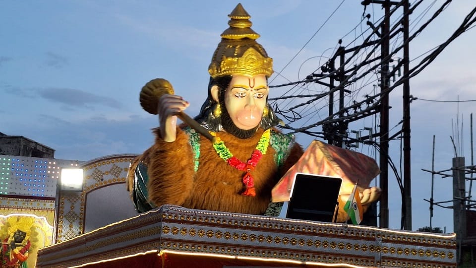 हनुमान जी की झांकी