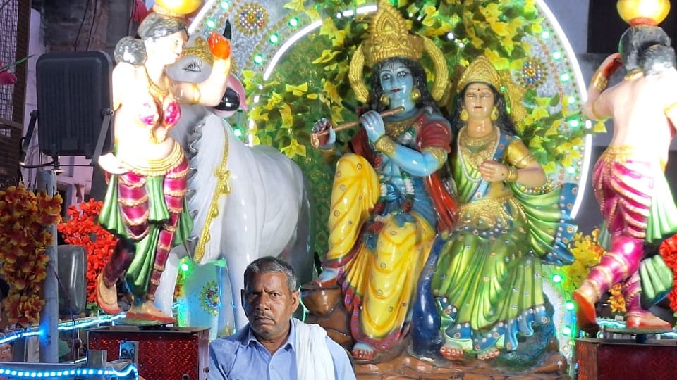 श्री कृष्ण राधा झांकी