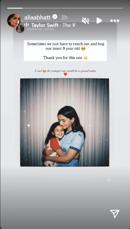 आठ साल की आलिया से मिलीं 33 साल की आलिया, एक्ट्रेस को पसंद आया गूगल जेमिनी का ‘हग माई यंगर सेल्फ’ ट्रेंड