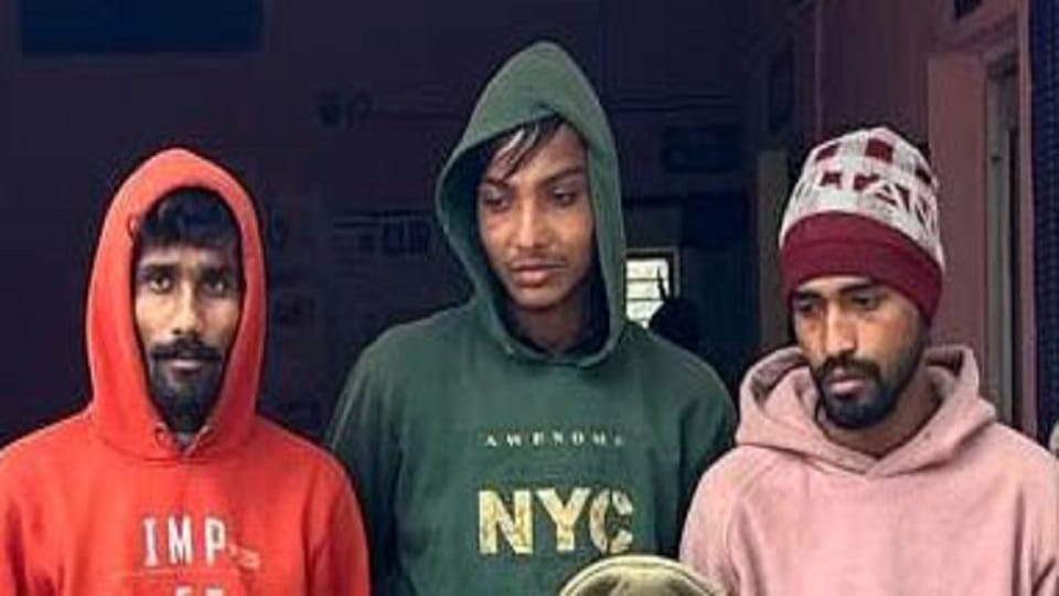 पकड़े गए आरोपी