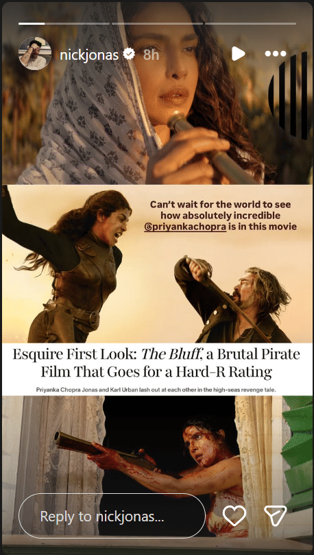 Priyanka Chopra का नया लुक सामने आया: हॉलीवुड फिल्म ‘द ब्लफ’ में समुद्री डाकू बनीं ब्लडी मैरी