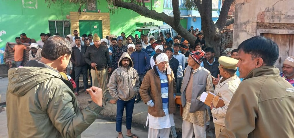कांधला क्षेत्र के गांव  इस्लामपुर घसौली में विवादित स्थल