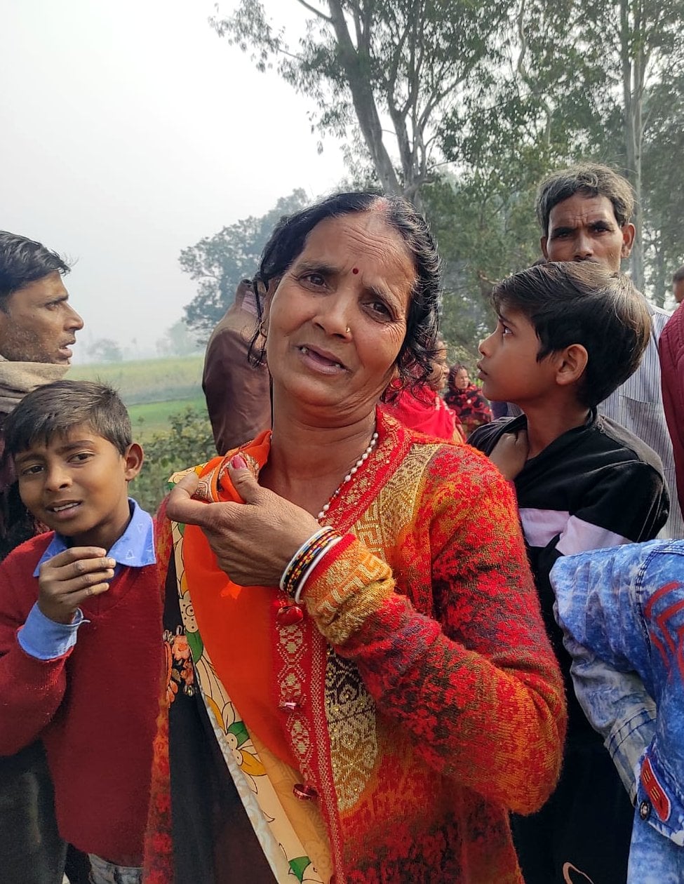 अंजू की मां राधा देवी