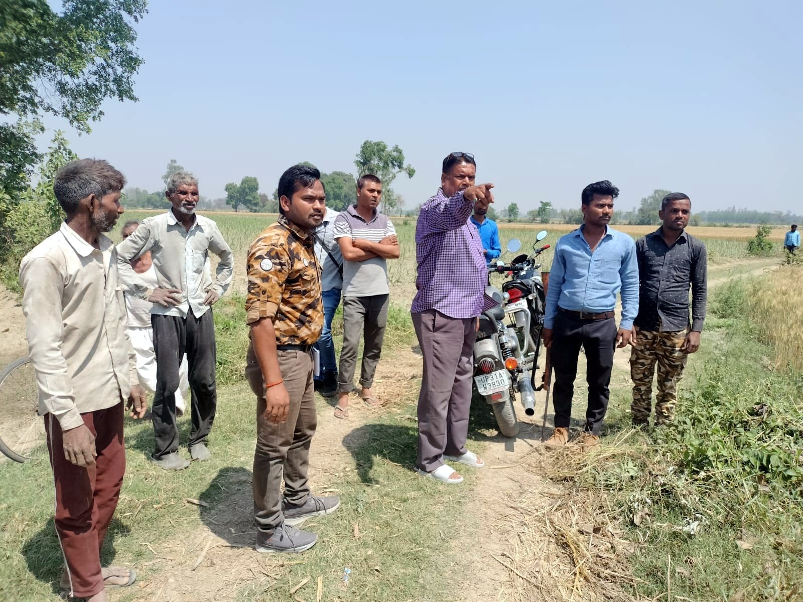 अस्पताल में भर्ती घायल तौसीफ