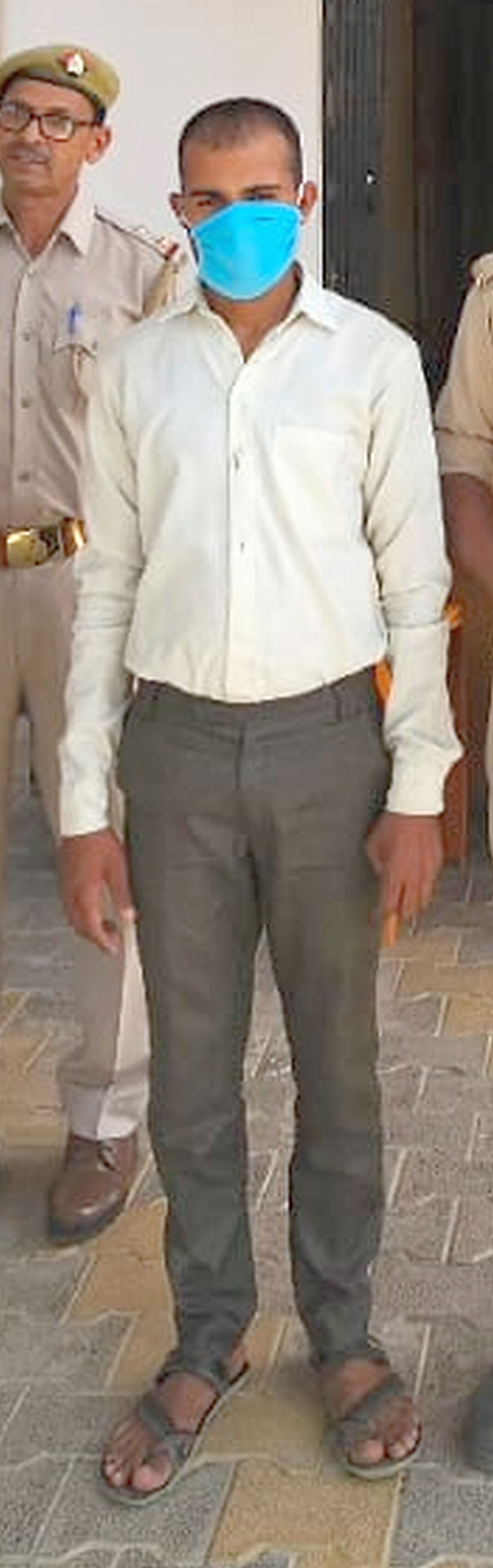 घटना स्थल पर पहुचे एसएसपी डॉ.ओपी सिंह। संवाद