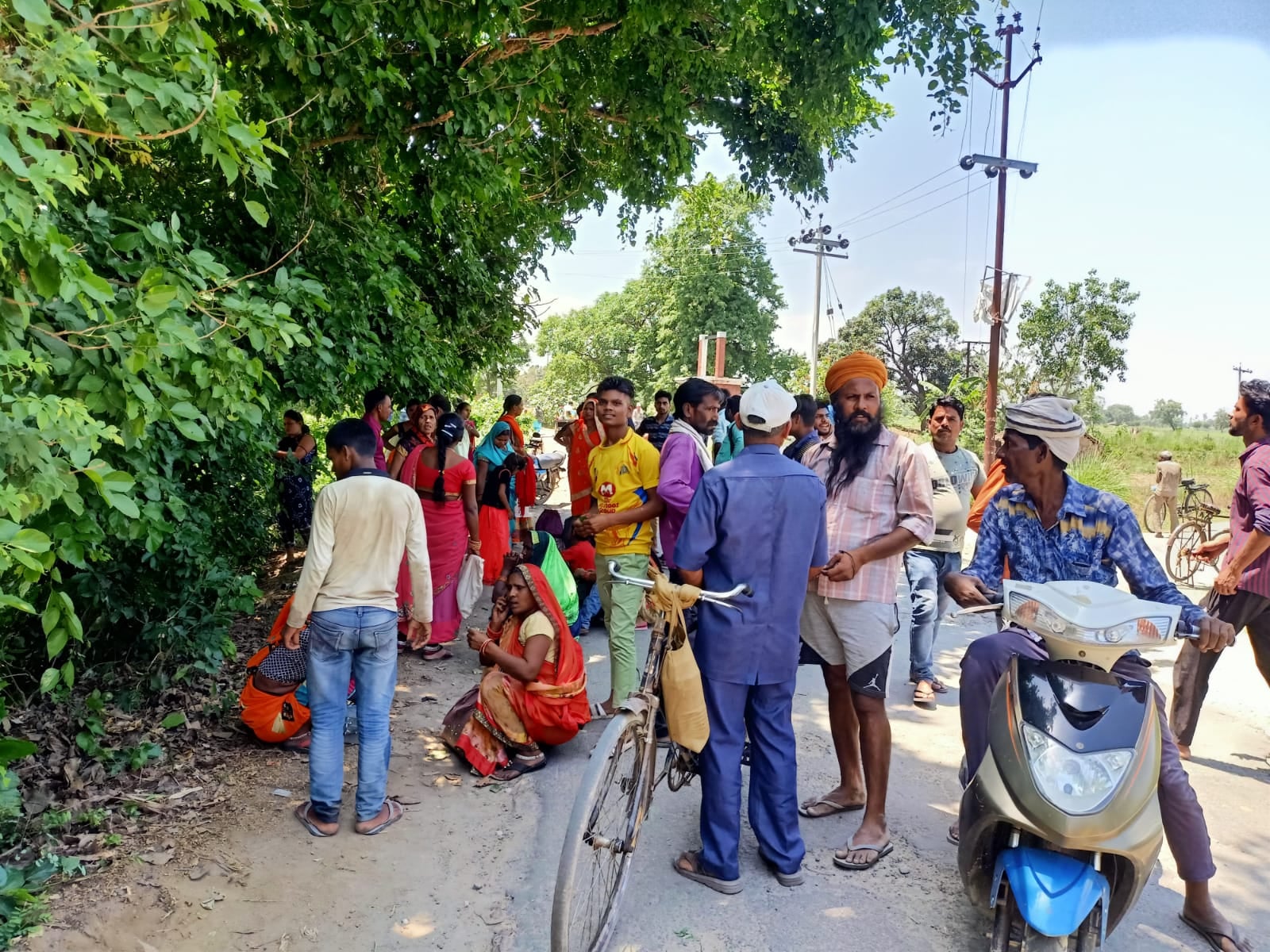 अलीगंज लखीमपुर मार्ग पर खाई में खड़ी बस। अलीगंज लखीमपुर मार्ग पर खाई में खड़ी बस।